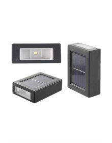 Solar Lamba Dekoratif Aplik Su Geçirmez Led Işıklı Duvar Lambası