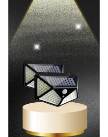 Solar Sensörlü Duvar Lambası Bahçe Lambaso Parlak Beyaz Işık Suya Dayanıklı