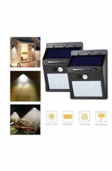 Solar Sensörlü Duvar Lambası Bahçe Lamba 20 Led Işık Solar Sensörlü Duvar Lambası Bahçe Lamba 20 Led Işık