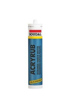 Soudal Acryrub Silikonize Mastik 310 ml Altın Meşe