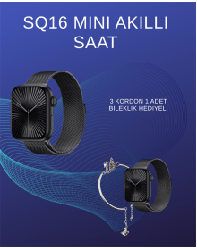 SQ-16 Mini Series 10 Akıllı Saat | Spor Modları, Bildirim ve Müzik Kontrolü