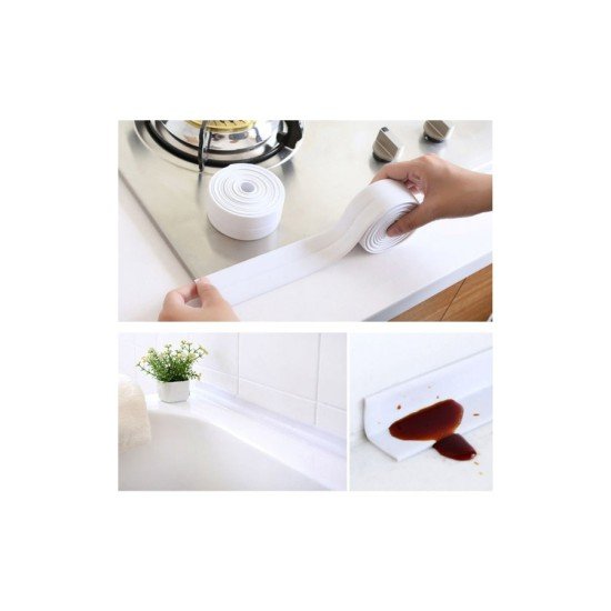 Su Sızdırmaz Bant Lavabo Küvet Kenar Bandı (3.2m) Su Sızdırmaz Bant Lavabo Küvet Kenar Bandı (3.2m)