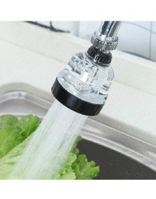 Su Tasarruflu  3 Fonksiyonlu  Oynar  Musluk Başlığı - Şeffaf