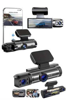 Sürüş Kamerası Video Kaydedici Hareket Algılama Gece Görüşlü