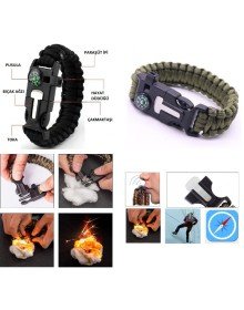 Survival Bileklik - SOS Multi Fonksiyonlu Hayatta Kalma Bilekliği