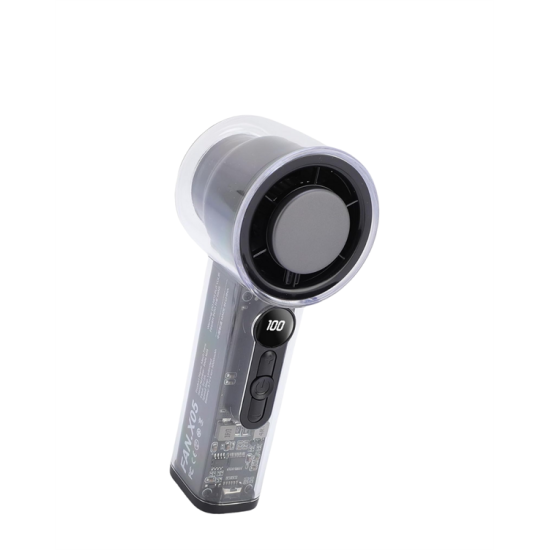 Yüksek Verimli Soğutmalı El Fanı | 100 Seviye Hız Kontrolü | 6 Saat Pil Ömrü