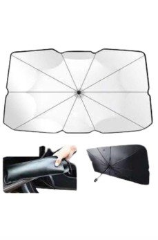 Taşınabilir Oto Cam Güneşliği Katlanabilir Tüm Araçlara Uyumlu Güneş Gölge Koruyucu