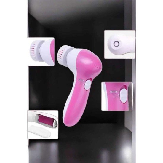 Taşınabilir Yüz Temizleme Cihazı Masaj, Peeling, Temizlik 5 Başlıklı Taşınabilir Yüz Temizleme Cihazı Masaj, Peeling, Temizlik 5 Başlıklı