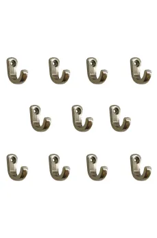 Tekli Bijuteri, Dekor Askısı - Nikel, 100 Adet, 10x18x22 mm