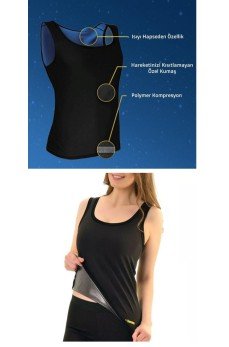 Termal Sauna Erkek Unisex Atlet ( L ) Neotex Terletme Atleti Termal Sauna Erkek Unisex Atlet ( L ) Neotex Terletme Atleti