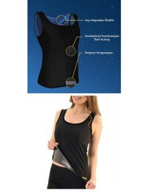 Termal Sauna Erkek Unisex Atlet ( S ) Neotex Terletme Atleti