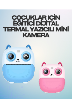 Termal Yazıcılı Dijital Kamera – USB Şarjlı, HD Video Destekli