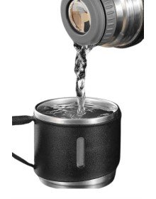 Termos Seti Paslanmaz Çelik 3 Bardaklı Vakumlu Termos Set 500 Ml 12 Saate Kadar Isı Koruma