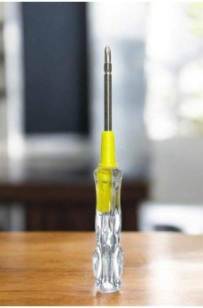 Test Cihazı Kontrol Kalemi Çift Başlıklı Şeffaf Elektrik Testi