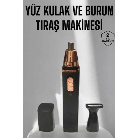 Tıraş Makinesi Kulak Burun ve Yüz Temizleyici Şarjlı Mini