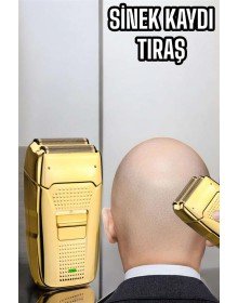 Tıraş Makinesi Paslanmaz Çelik Şarjlı Taşınabilir