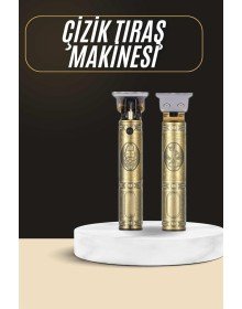 Tıraş Makinesi Şarjlı Çizik Tıraş Paslanmaz Çelik Bıçaklı 4 Taraklı