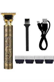 Tıraş Makinesi Şarjlı Çizik Tıraş Paslanmaz Çelik Bıçaklı 4 Taraklı