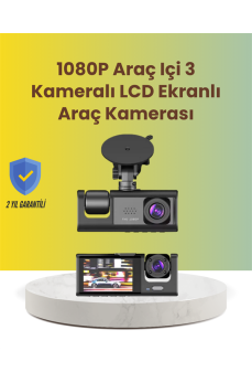 TA-01 2.0 İnç Ekranlı 3 Kanallı Araç Kamerası