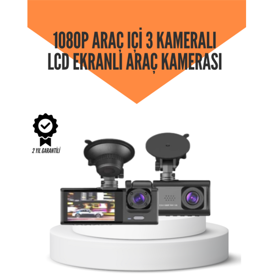 TA-01 LCD Ekranlı Gece Görüşlü Araç Kamerası