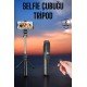 Tripod Kablosuz Bluetooth Bağlantılı Selfie Çubuğu 360 Derece Dönebilen
