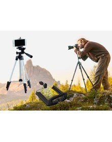 Tripod : Telefon ve Kamera Tutucu Ayak + Telefon Tutucu - 105Cm