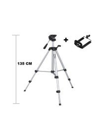 Tripod : Telefon ve Kamera Tutucu Ayak + Telefon Tutucu - 105Cm