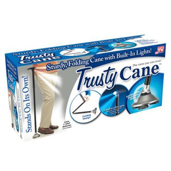 Trusty Cane Güvenilir Katlanabilir Işıklı Baston Trusty Cane Güvenilir Katlanabilir Işıklı Baston