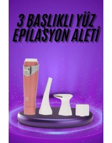 Tüm Cilt Tipleri Için 3 Başlıklı Yüz Çene Kıl Tüy Alma Tüm Cilt Tiplerine Uygun