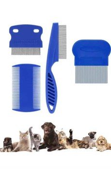 Tüy Fırçası Bit Tarağı Seti Evcil Hayvan Tüy Toplayıcı Bit Pire Önleyici Tarak