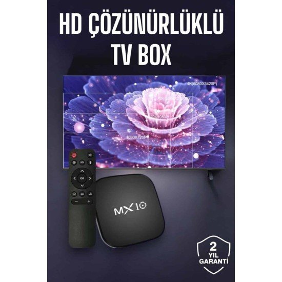 TV Box Android Uyumlu 4 Çekirdekli WİFİ Bağlantılı 4K TV Box Android Uyumlu 4 Çekirdekli WİFİ Bağlantılı 4K