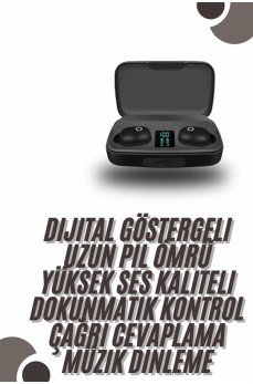 TWS Bluetooth Kulaklık 5.0 Bluetooth Bağlantılı Dokunmatik Kontrol Özelliği