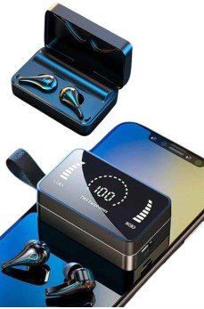 TWS Bluetooth Kulaklık Kablosuz Uzun Pil Ömrü Dijital Göstergeli Powerbank