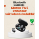 TWS Bluetooth Kulaklık Kulak İçi Kablosuz Dijital Göstergeli Çağrı Cevaplayabilen
