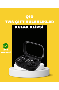 TWS Q10 Kablosuz Kulaklık – Şarj Kutulu, Yüksek Ses Kalitesi, Bluetooth 5.4