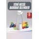 u Geçirmez Kablosuz Şarjlı Dayanıklı Taşınabilir Mini Blender
