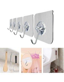 Ultra Güçlü Yapışkanlı 5li Şeffaf Askı