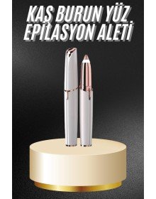 Unısex Şarjlı Kaş Bıyık Alma Epilatörü Hassas Ciltlere Özel Acısız