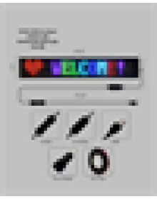 Yüksek Parlaklık Ayarlı RGB LED Ekran Kayan Yazı ve Grafik Destekli Esnek Panel