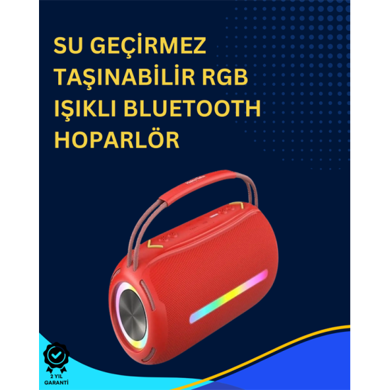 USB/SD/AUX Girişli Hoparlör – 10 W × 2 Çift Sürücü
