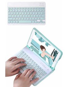 Uyumlu Kablosuz Bluetooth Şarj Edilebilir Mini Q Klavye