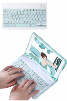 Uyumlu Kablosuz Bluetooth Şarj Edilebilir Mini Q Klavye Uyumlu Kablosuz Bluetooth Şarj Edilebilir Mini Q Klavye