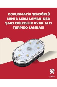 Uzun Ömürlü Lityum Bataryalı, Kompakt Araba İç Mekan LED Işıklar