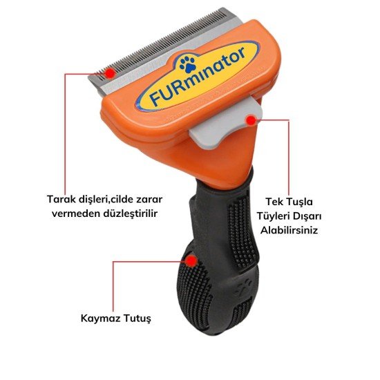 Uzun Tüylü Köpekler İçin Kolay Tarama Fırçası Temizlenebilir Çelik Tarak Tüy Toplayıcı Medium Uzun Tüylü Köpekler İçin Kolay Tarama Fırçası Temizlenebilir Çelik Tarak Tüy Toplayıcı Medium