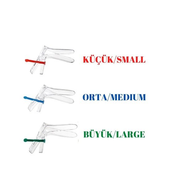 Vaginal Speculum S/M/L - Vajinal Spekülüm 3lü Paket Vaginal Speculum S/M/L - Vajinal Spekülüm 3lü Paket
