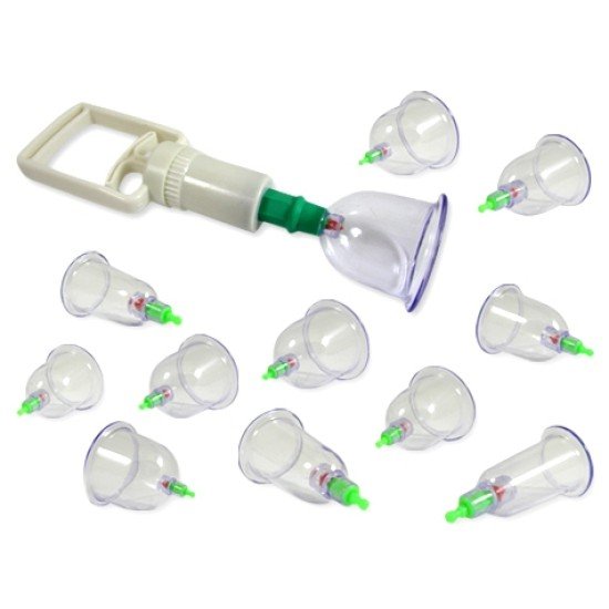 Vakumlu Kupa Çekme Seti (12 Parça) Vakumlu Kupa Çekme Seti (12 Parça)