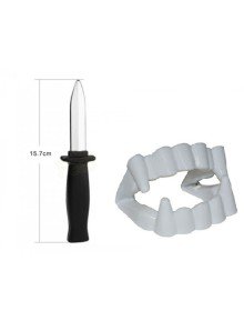 Vampir Dişi - Şaka Bıçağı - Tiyatro Oyun Seti 2li Set