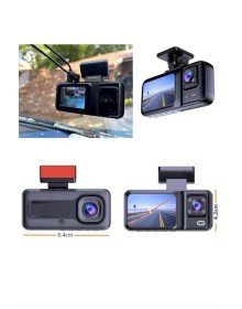 Ön ve Arka Kameralı 2 İnç 1080P Full HD DVR Araç İçi Ekran