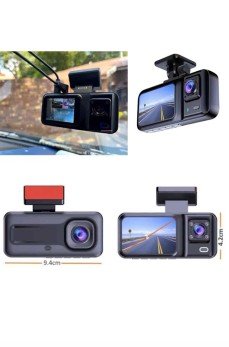 Ön ve Arka Kameralı 2 İnç 1080P Full HD DVR Araç İçi Ekran