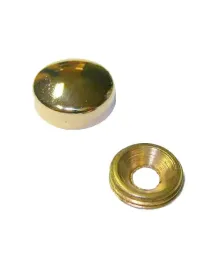 Vida Kapama Kapağı 25 mm, Sarı - 50 Adet